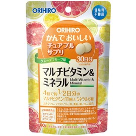 Orihiro Chewable Supplement, Multi-Vitamin & Mineral, 120 Tablets