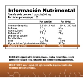Picolinato De Cromo 1000mcg (125 Mcg Cromo Elemental) por cápsula - 180 Cápsulas - S&V - Oligoelemento Esencial - Sin Gluten y Sin OMG.