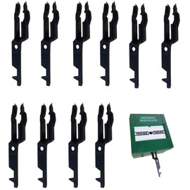 Fire Alarm Test Key 10 Pack, Universal Call Point Break Glass Test Keys for KAC, Fulleon, Gent, Apollo, Menvier, Fike, STI, CQR All Versions Type, Compatible with Most Fire Alarm Systems