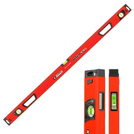 Kapro - 995-41X Vulcan Professional Box Level - Non-Magnetic - Features Shock-Resistant Vials and Dual-View Plumb Site - VPA Tested - 72 Inch