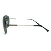 Super Lite Thin Frame Aviator Sunglasses Classic Rimless Look Gun