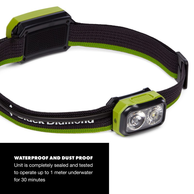 Black Diamond Unisex Adult Koplamp Onsight 375 Headlamp, Verde, One