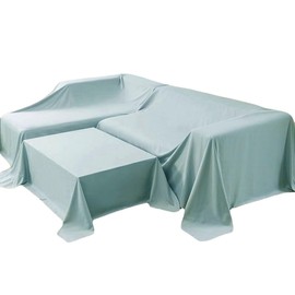 Micopuela Large Multi Cover Dust Cover Bed Cover Sofa Cover Furniture Dust Cloth Peacock Blue 1*1.2
