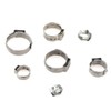 Hilitchi 70pcs Stainless Steel Single Ear Hose Clamps with Ear