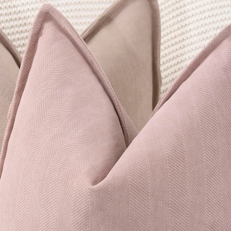Madizz Textured Chenille Cushion Covers Set of 2 Super Soft