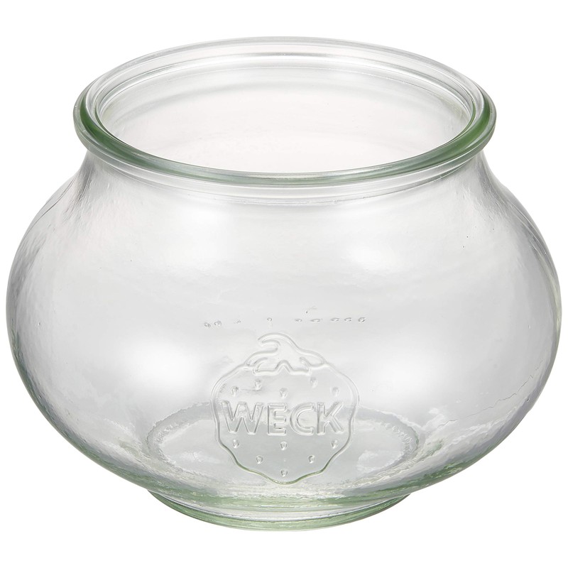 WECK WE-748 Glass Storage Container, Deco Shape, 3.3 gal (1.0