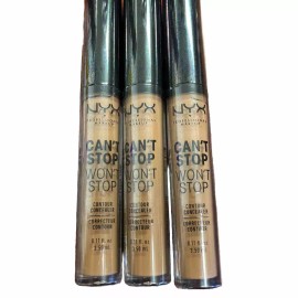 NYX Can't Stop Won't Stop Contour Concealer 24H Matte Finish MAHOGANY 3pack