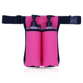 WEARWAN Funda de aceite de masaje, ajustable y duradera, suministros de terapeuta de masaje elegantes (2B-Fucsia)