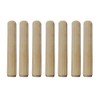 StarMall 1/4" x 2"(6x50mm) Best Fluted Wood Dowel Pins -