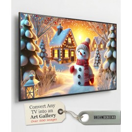 Convert Your TV into a Digital Art TV | Make Your TV Look Like Art on the Wall | Smart TV Framed Art | Art Frame TV Alternative | Smart TV that Looks Like a Painting (Dream Holidays 4K)