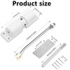 Spring Door Closer, Adjustable 20-70 kg Closing Door Hinge, Automatically