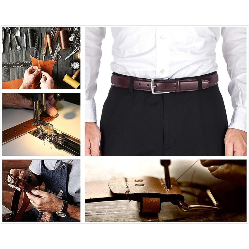 Men's Genuine Leather Dress Belt with Premium Quality - Classic