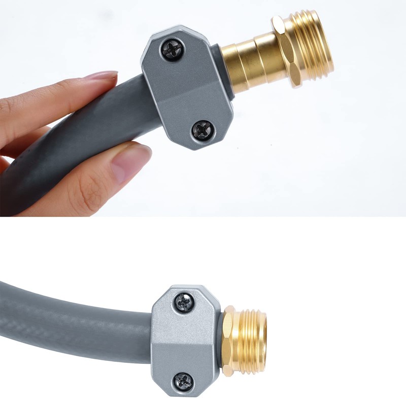 Sanpaint Zinc and Brass Male Clamp Coupling,Fits 3/4" or 5/8"
