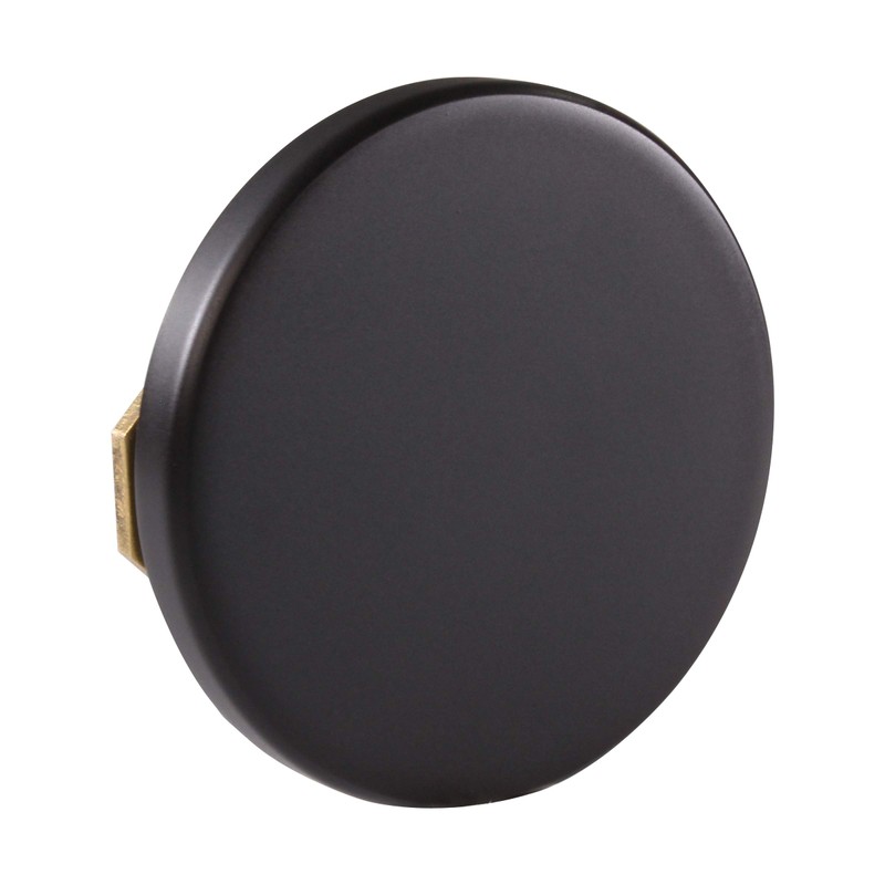 Westbrass Floating No-Hole Overflow Faceplate, Oil Rubbed Bronze, D980R-12
