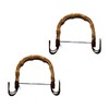 Bamboo Handles x 2-10cm - Replacement Handle for Chinese Teapot