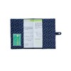 Vertbaudet Soft Cotton Examination Book Cover Navy Grise One Size