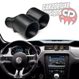 CARZDELUXE Dual gauge pod mount for 2010-2014 Mustang Replaces 12v plug