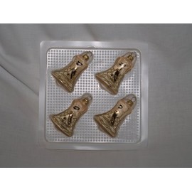 Jingle Bells Lauscha Golden Dreams Bell Christmas Tree Decoration