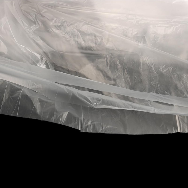 Tiardey Piece Waterproof and Dustproof Sofa Storage Cover, Transparent Sofa
