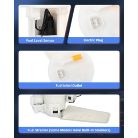 ECCPP Fuel Pump Replacement P76738M, FG1654, SP4032M, E8547M, MN161935 Compatible with Mitsubishi Lancer 2004-2007 L4 2.0L Petrol Sedan