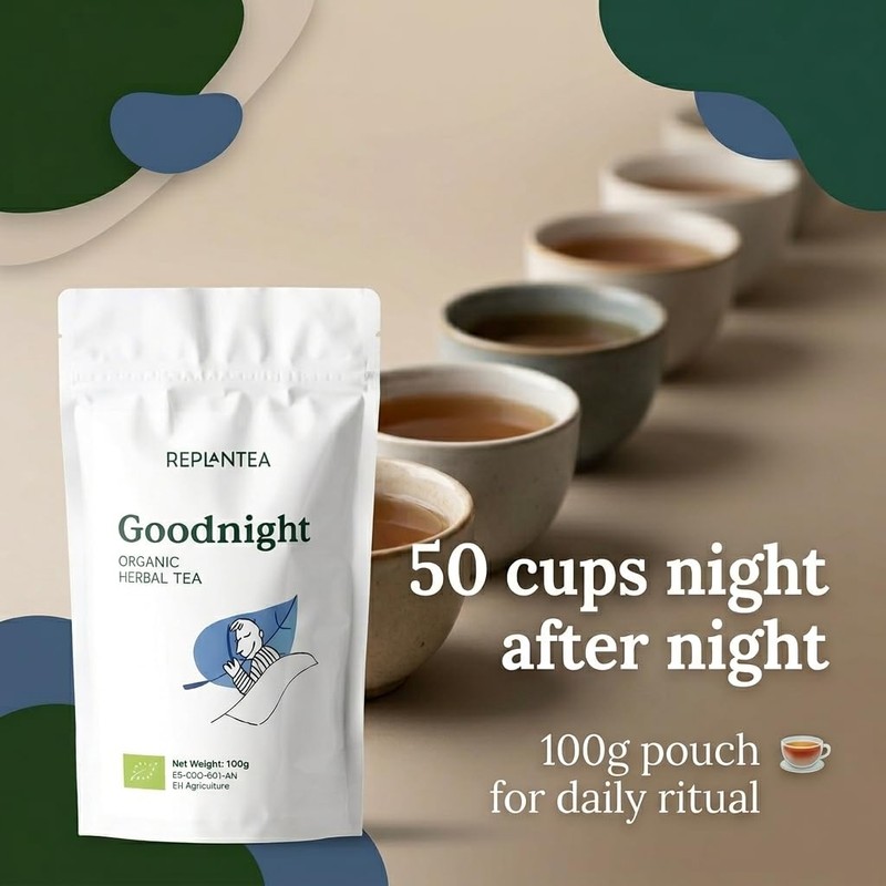 Herbal Tea Organic Good Night 100g (+50 Cups) | SLEEP