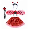 Seawhisper Ladybug Costume Kids Toddler Lady Bug Wings Fairy Dressing