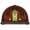 ClearClick Classic Vintage Retro Style Handmade Wooden AM/FM Radio w/