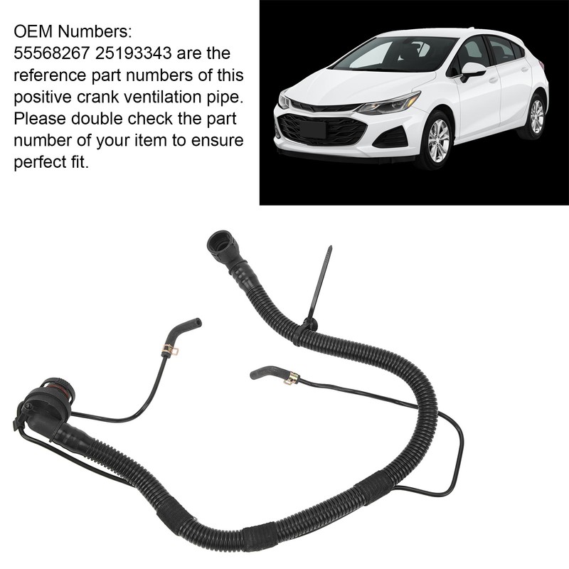 Positive Crank Ventilation Hose Rubber Prevent Oil Leakage 25193343 Replacement