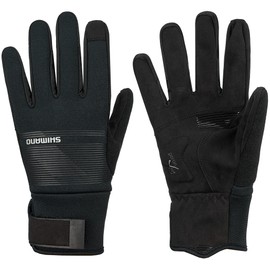SHIMANO Clothing Unisex Windbreak Thermal Gloves, Black, X-Large