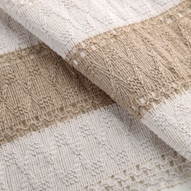 Tosleo Set of 2 Khaki Throw Pillow Covers 12x20 Boho Lumbar Decorative for Bedroom Couch Bed Chair Rustic Retro Cushion Case Bohemian Room Home Decor Women Teen Girls Gift