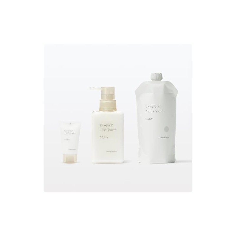 MUJI OAO42A3A Damage Care Conditioner, Moisturizing Refill, 12.0 oz (340