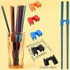 4Pcs Beginner Chopstick Rest Set, Non-slip Training Aids, Reusable Plastic