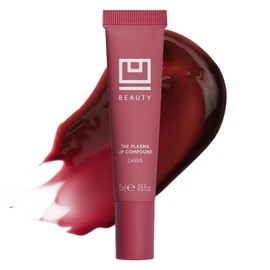 U Beauty The PLASMA Tinted Lip Compound - Anti-Wrinkle & Anti-Aging Treatment - Shimmery Plumping Lip Gloss, Hyaluronic Acid, Shea Butter, Salicylic Acid & Peptides Deeply Hydrate,Cassis - 15 mL