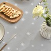 Artoid Mode Snowflakes Trees Snowman Deer Christmas Table Cloth, Round