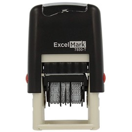ExcelMark Received Date Stamp - Compact Size (Black Ink)
