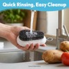 Fruit and Vegetable Brush, Multi-Purpose Produce Scrubber Brush with Non-Slip