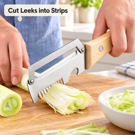 2026 New Paring Knife Ergonomic Wood Handle Knife Stainless Steel Vegetable Peeler with Wooden Handle 2-in-1 Fruit Potato Peeler