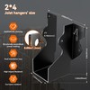 20 Pcs 2x4 Joist Hangers Black, Face Mount Joist Hangers