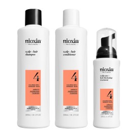 Nioxin Sistema 4 Kit Trifasico Shampoo 300ml Conditioner 300ml Treatment 100ml - Erweitertes Ausdünnungsset