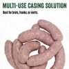 LEM Products Pre-Tubed Natural Hog Casings, 32-35mm, Edible Sausage Casings,