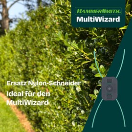 Hammersmith MultiWizard Replacement Blades 20-Piece Set - 10 Polyamide Blades for Fine Grass & Weeds - 10 Nylon Cutters for Coarse Weeds & Hedge Cutting