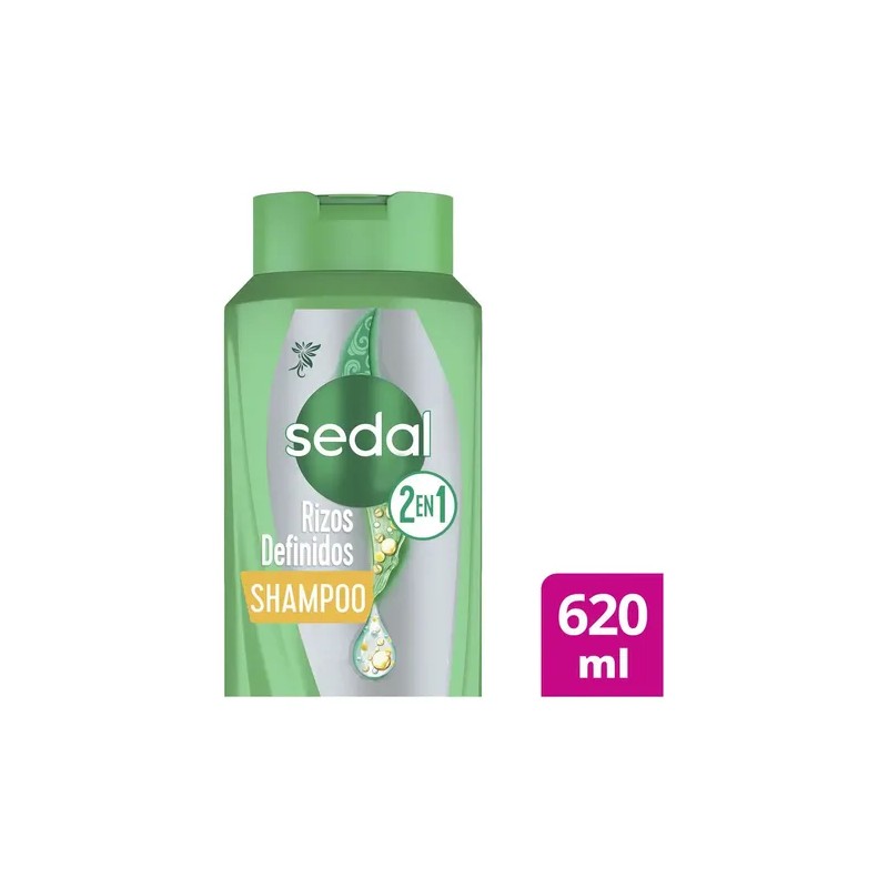 Shampoo Sedal 2 en 1 Rizos Definidos 620ml