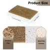 12 Pcs Natural Kitchen Sponge, Plant Based Non Scratch Scrub