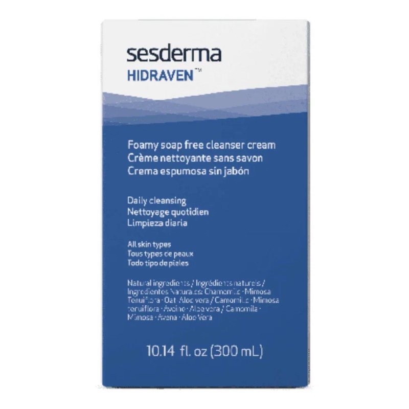 Hidraven Crema Espumosa Sin Jabon 300 Ml