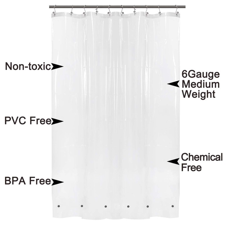 Barossa Design 60 x 72 Inches Shower Curtain Liner with