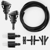 Click&Fit Windshield Washer Nozzles Repair Kit compatible with Chrysler 300