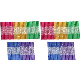 100Pcs Wind Chime Tubes for Crafts, Aluminum Wind Chime Empty Tubes Wind Chime Supplies Parts Wind Chime Kit for DIY Wind Chime Making（Random Color)