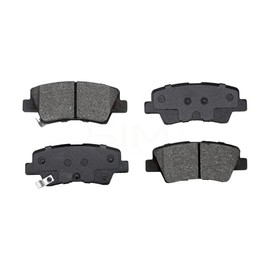 Rear Semi-Metallic Disc Brake Pads SIM-1813 Replacement For Hyundai Kia Kona Forte Sonata Soul Electric Elantra GT Rondo Optima Forte5 Veloster EV Niro