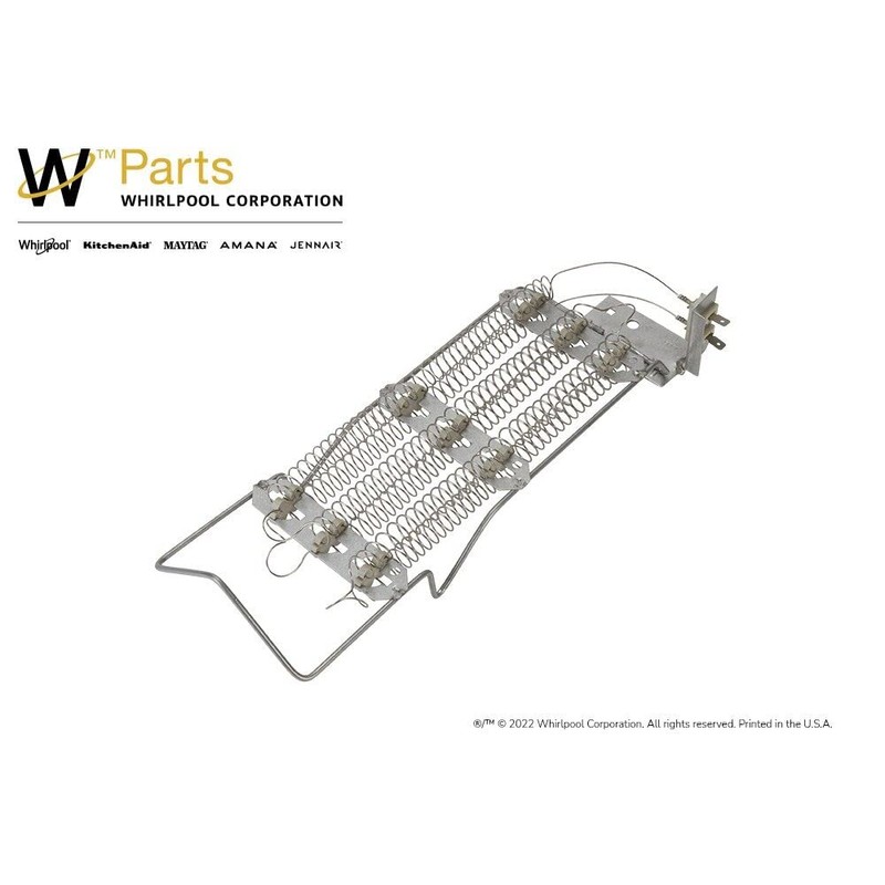 Whirlpool WP4391960 OEM Dryer Heating Element, Chrome