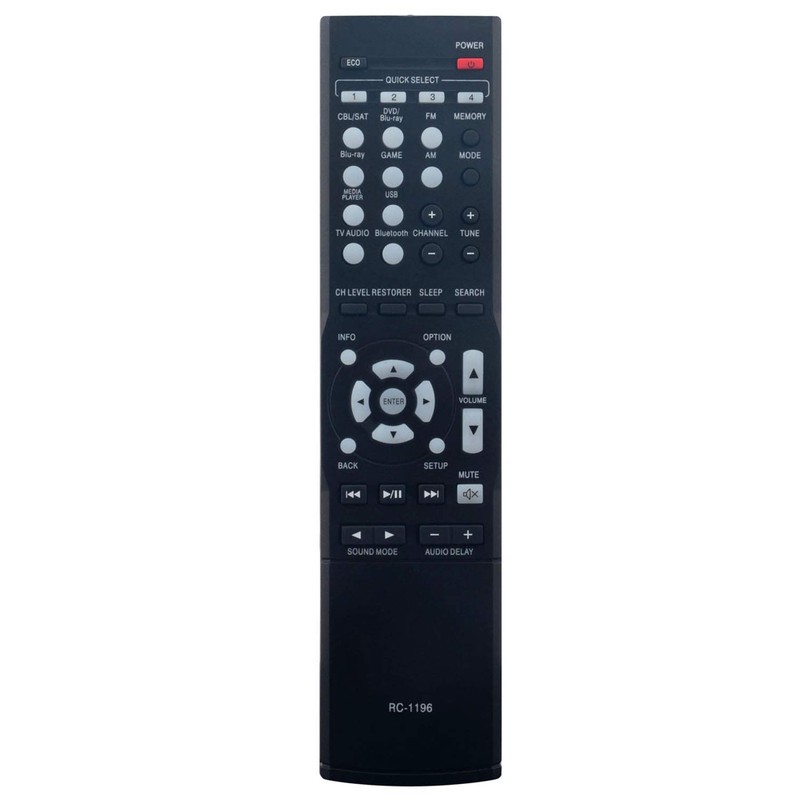 RC-1196 Replacement Remote Control fit for Denon AV Receiver AVR-X510BT